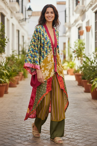 Zara kimono con stampa - kimono,