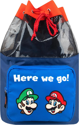 Borsa piscina luigi mario - luigi, e