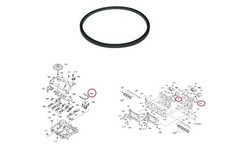 1x Cinghia sezione cassette cinghia in gomma per Sony HCD- LBT- FH-