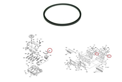Cinghia sezione cassette - 1x,