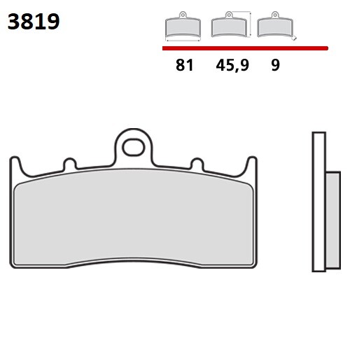 Pastiglie anteriori brembo - pastiglie,
