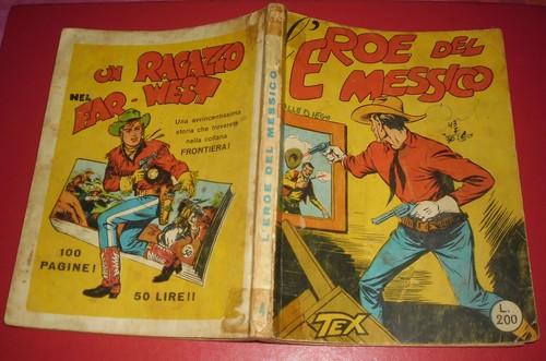 Tex gigante lire 200 copertina - tex,
