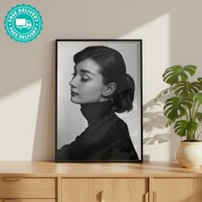 Stampa attrice modella audrey - attrice,