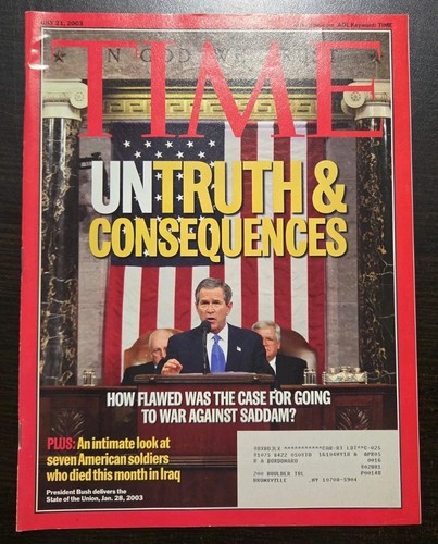 Time magazine july 2003 - magazine,