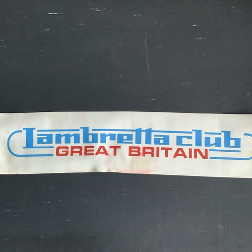 Striscione vintage lambretta - vintage,
