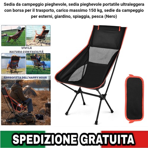 Sedia campeggio pieghevole - sedia,