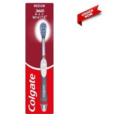 Colgate 360 Max Bianco Sonic Power Spazzolino Medio con Setole Medie Confezione 2