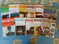 TUTTI FOTOGRAFI 1976 ANNATA COMPLETA RIVISTA fotografia camera oscura foto photo