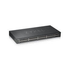 Zyxel GS1920-48V2 switch 48 porte Gigabit 100 Gbps installazione rack VLAN QoS 36,9 W