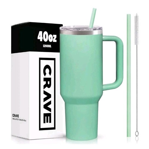 40oz crave tumbler with handle - tumbler,