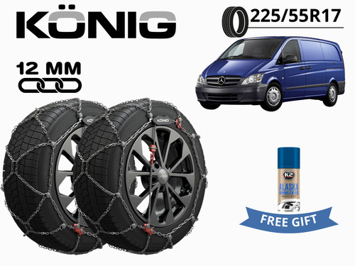 Catene neve konig 12mm - da,
