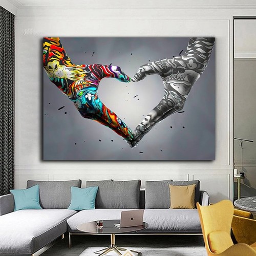 Quadro moderno dipinto mano - moderno,