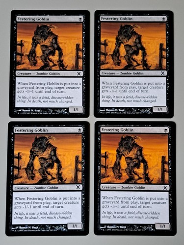 Festering goblin mtg - -,