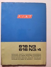 Autocarro FIAT 616 N3 e 616 N3/4 CATALOGO PARTI DI RICAMBIO Originale FIAT 1972