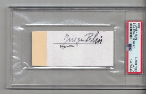 Jurgen blin taglio firmato - taglio,