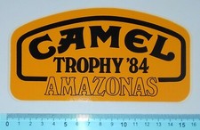ADESIVO VINTAGE STICKER AUFKLEBER CAMEL TROPHY '84 AMAZONAS OLD SCHOOL