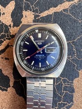 Seiko 5 Sports Automatic 6119-6023 Working For Parts Repair Watch Vintage