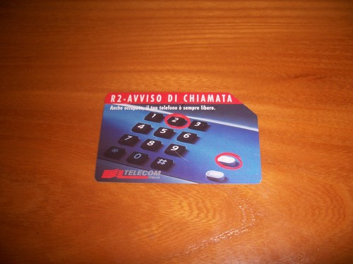 Scheda telefonica avviso - ,
