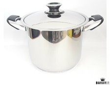 MS BAVARIA PENTOLA Ø 16 X 13 h IN ACCIAIO INOX 18/10 CON POMELLO TERMOSTATO