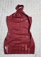 Abito collo alto lattice - , gomma