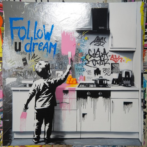 Follow dream cucina banksy - follow,