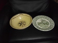 SCODELLA,CERAMICA DI CALTAGIRONE,OMAGGIO,PIATTO FLOWERS Ritorna Carlo EILNATALE