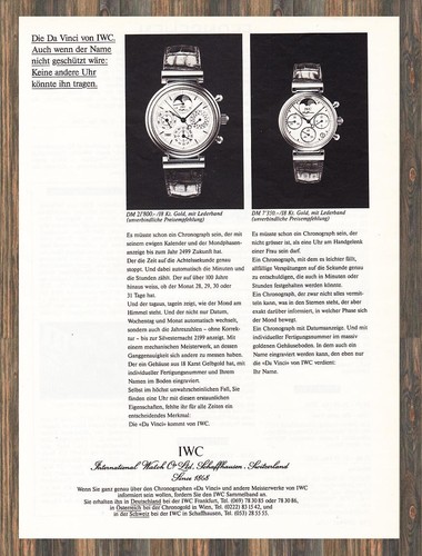 Iwc vinci pubblicità - vinci,