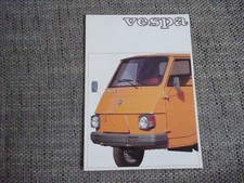 Vespa Car Vespacar P2 Ape depliant brochure 1990 tedesco raro raro