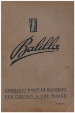 FIAT Balilla - CATALOGO PARTI