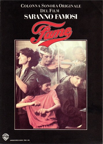 Spartito musicale fame - fame, dal
