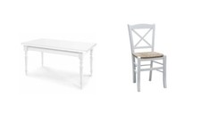 SET TAVOLO CUCINA + 4 SEDIE IN