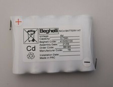 BEGHELLI PILA BATTERIA RICARICABILE 415050100 LAMPADE EMERGENZA 6V 0.75Ah 8819H