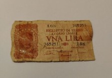 Banconota antica italiana