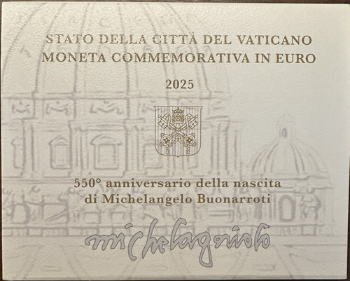 Vaticano euro michelangelo - euro,