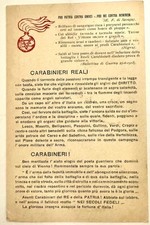 Cartolina Carabinieri Reali