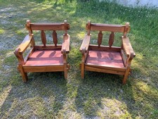 POLTRONE IN LEGNO VINTAGE ANNI