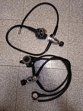 Erogatori completi primo  e secondo stadio Technisub Titan Aqualung e Sporasub 