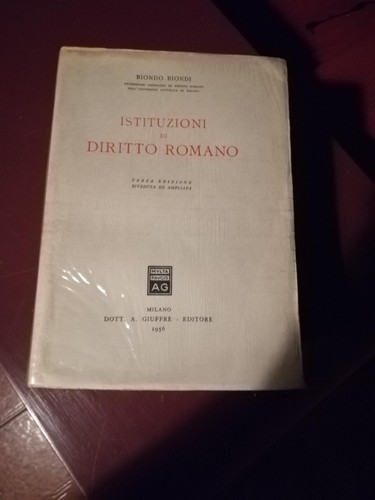 Istituzioni diritto romano - di,