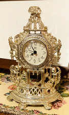 orologio parigina moderna in metallo colore argento al quarzo funzionante