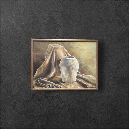 Quadro olio tela natura - olio,
