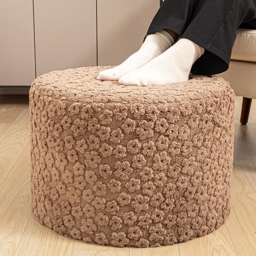 Round pouf ottoman 20 - pouf, x
