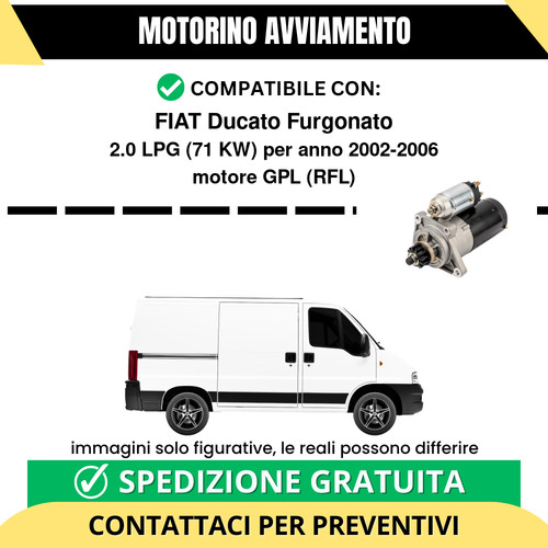 Motorino avviamento fiat - avviamento,