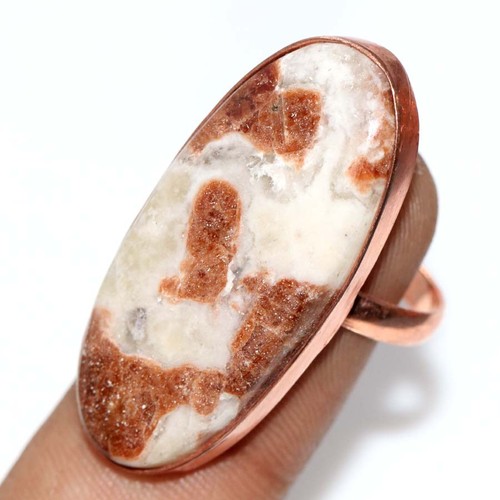 Anello granato naturale - , in