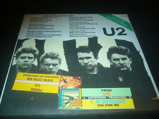 U2 Pride rare 7"vinyl j.box Italy special dj sleeve