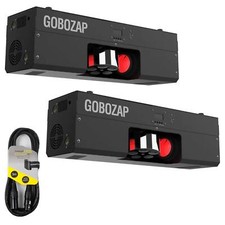 2x Chauvet Gobozap Scanner Barile LED con Cavo DMX 