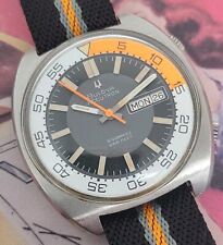 Forcella tuning giorno/data supercompressore Bulova Accutron Snorkel 666' 1970 vintage 