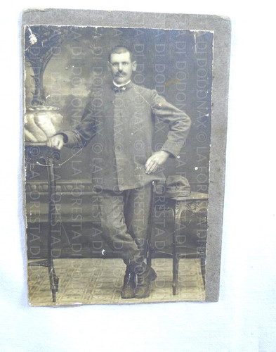 Vecchia foto militare ww1 - vecchia,