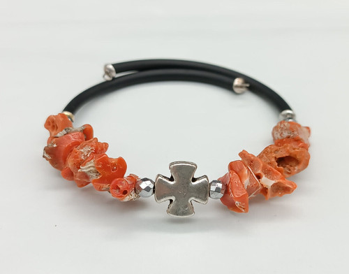 Bracciale vero corallo rosso - bracciale,