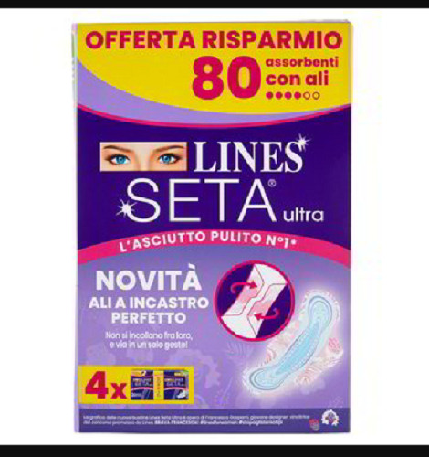 Lines seta ultra - ultra, assorbenti