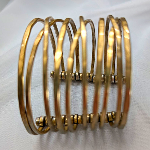 Bracciale vintage martellato